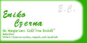 eniko czerna business card